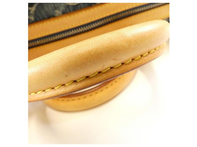 Borsa Boston Neo Speedy in denim Monogram Louis Vuitton Blu - vista 6