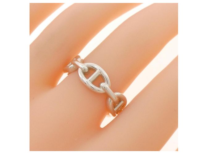 Hermès Chaine d'Ancre Enchainée Ring Silber - Ansicht 4