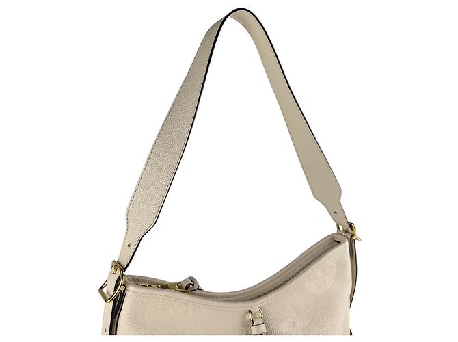 Borsa a Spalla Monogram Empreinte Louis Vuitton Beige Crudo - vista 10