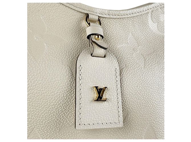 Borsa a Spalla Monogram Empreinte Louis Vuitton Beige Crudo - vista 11