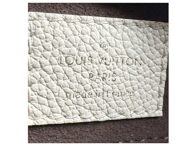 Borsa a Spalla Monogram Empreinte Louis Vuitton Beige Crudo - vista 12