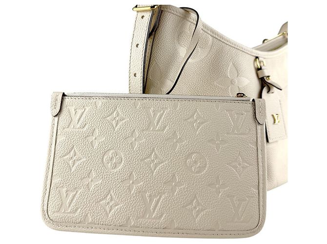 Borsa a Spalla Monogram Empreinte Louis Vuitton Beige Crudo - vista 13