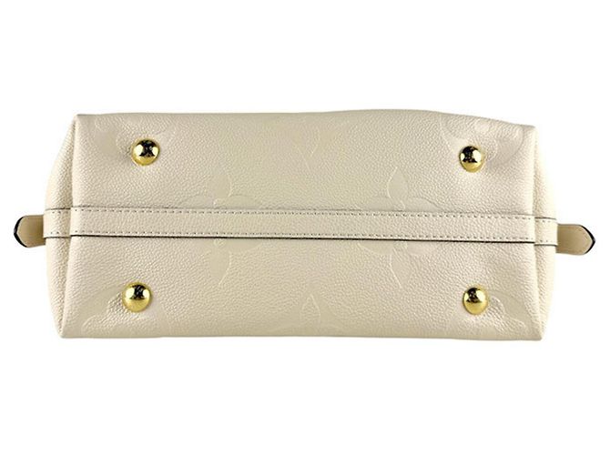 Borsa a Spalla Monogram Empreinte Louis Vuitton Beige Crudo - vista 4