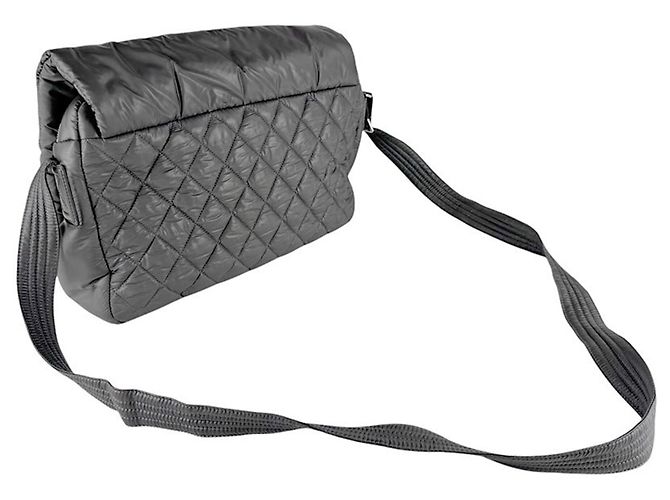 Bolso de Hombro de Nylon Chanel Coco Cocoon Castaño - vista 10