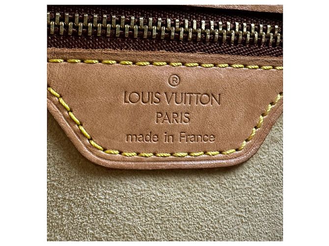 Borsa a Spalla Louis Vuitton Monogram Looping GM Marrone Monogramma - vista 11