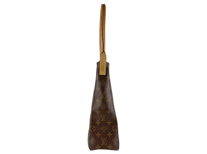 Borsa a Spalla Louis Vuitton Monogram Looping GM Marrone Monogramma - vista 2