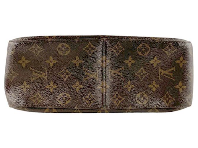 Borsa a Spalla Louis Vuitton Monogram Looping GM Marrone Monogramma - vista 4