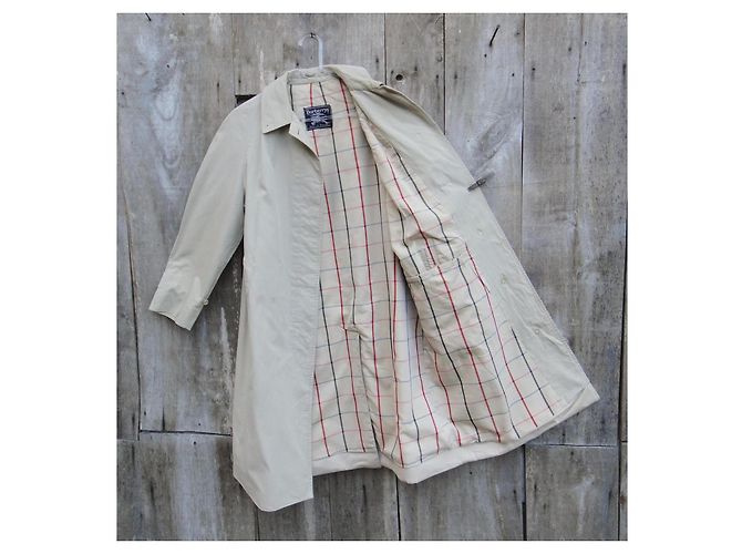 Impermeable Burberry Beige de Gabardina de Algodón - vista 5