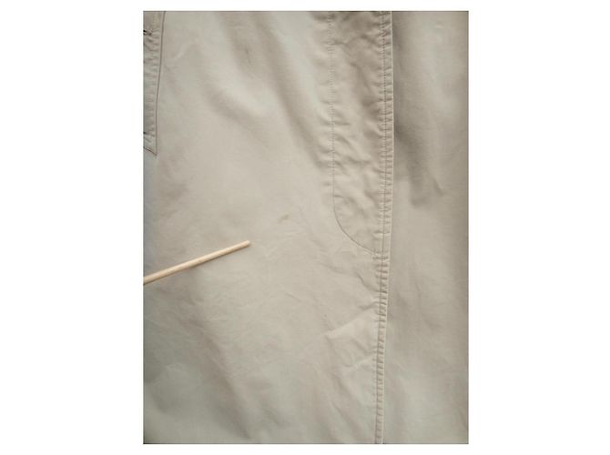 Impermeable Burberry Beige de Gabardina de Algodón - vista 7