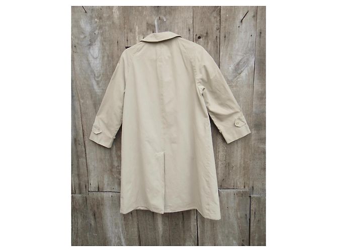 Impermeable Burberry Beige de Gabardina de Algodón - vista 8