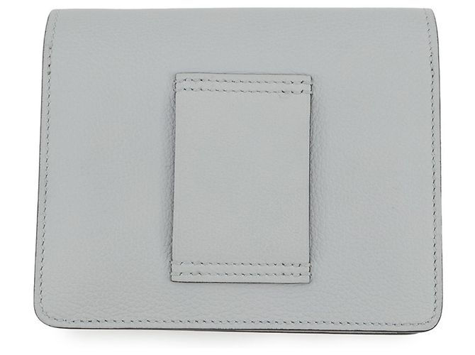 Monedero Roulis de Hermès en Gris Mouette Castaño - vista 3