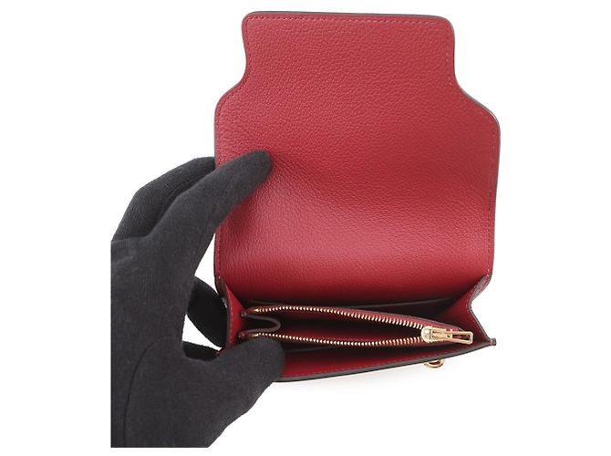 Monedero Roulis de Hermès en Rouge H Roja - vista 5