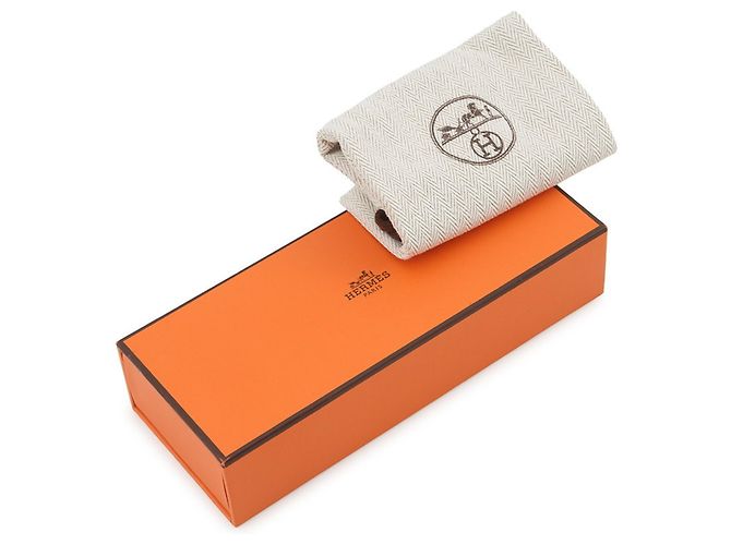 Fermaglio per capelli Magil GM di Hermès Bianco Rosso - vista 9