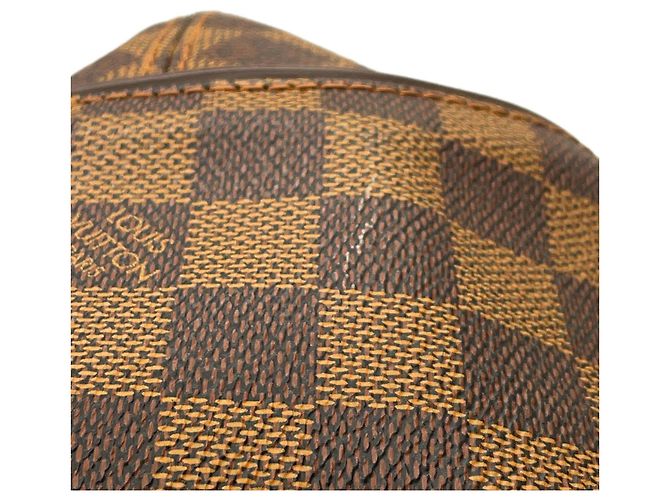 Borsa a Spalla Sistina MM Damier Ebene di Louis Vuitton Marrone - vista 11