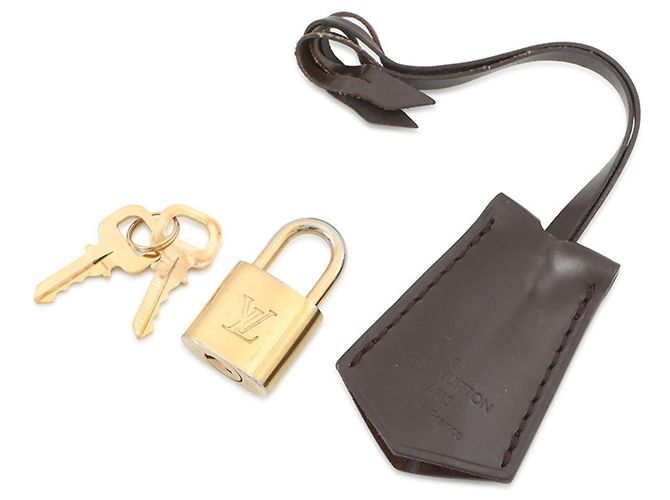 Borsa a Spalla Sistina MM Damier Ebene di Louis Vuitton Marrone - vista 17