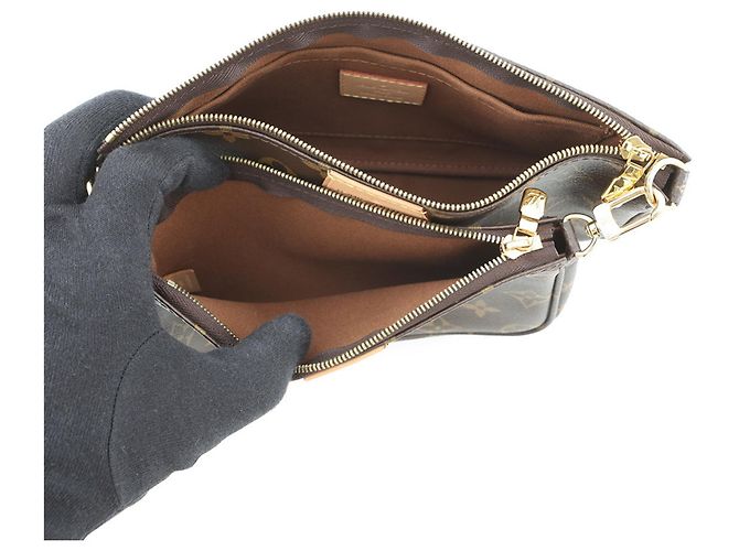 Louis Vuitton Monogram Multi Pochette Accessoires Braun Pink - Ansicht 6