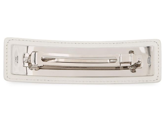 Fermaglio in pelle multicolore Hermès Bianco - vista 3