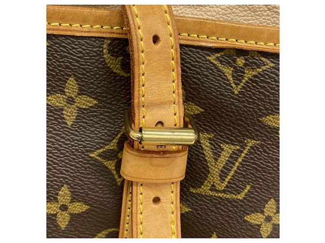 Louis Vuitton Monogram Bucket GM Tote Bag Braun - Ansicht 10