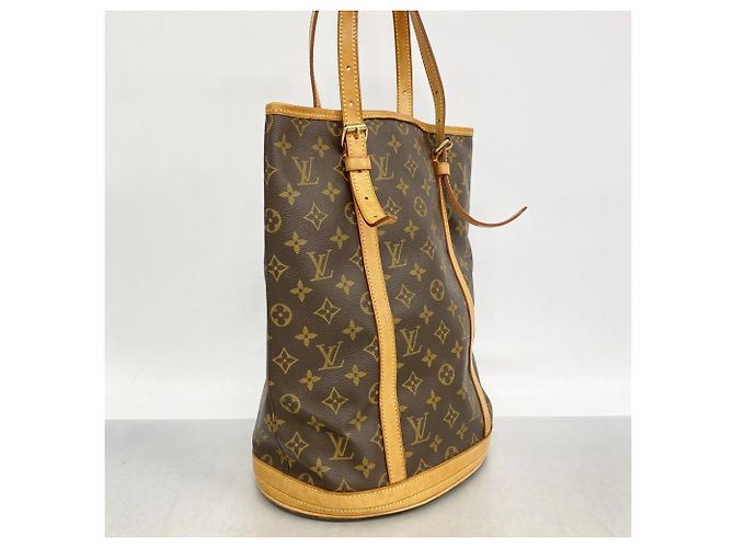 Louis Vuitton Monogram Bucket GM Tote Bag Braun - Ansicht 2