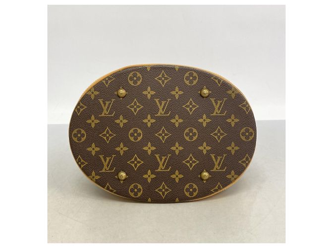 Louis Vuitton Monogram Bucket GM Tote Bag Braun - Ansicht 3