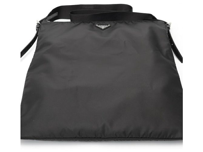 Borsa a Spalla in Pelle Prada Nero - vista 4