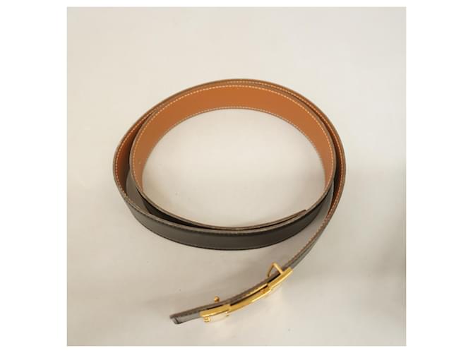 Cinturón Constance Hermès Negro Dorado - vista 5