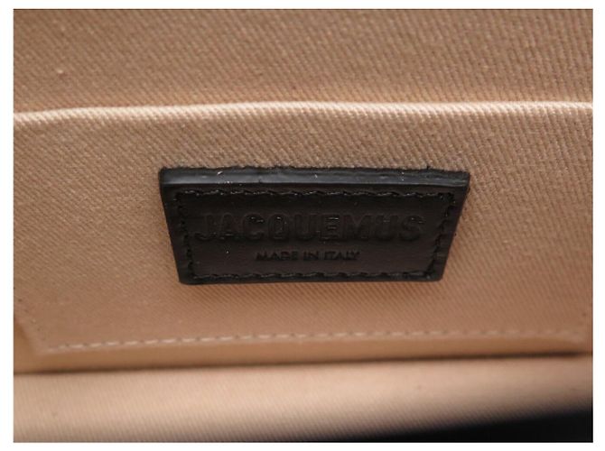 NUOVO BORSO A MANO JACQUEMUS CHIQUITO NODO IN PELLE NERA CON TRACOLLA Nero - vista 12