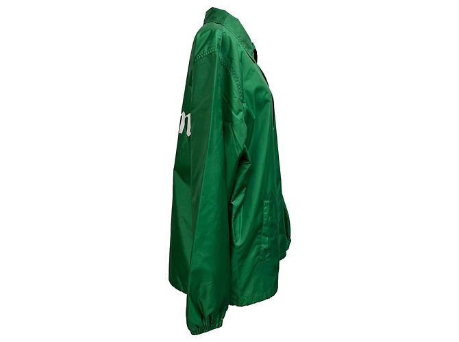 Edge Céline Jaqueta Coach em Poliamida Verde com Estampa de Logo Celine - vista 2