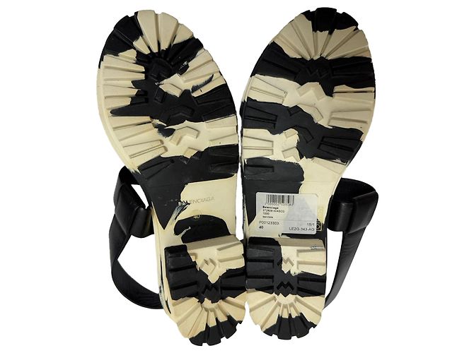 Sandali Slingback Balenciaga in pelle multicolore - vista 7