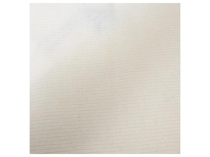 Suéter de punto oversized de algodón Theory Blanco Crudo - vista 4