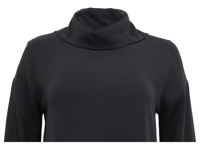 Timeless Blusa Botonada Chanel en Seda Negra Negro - vista 2