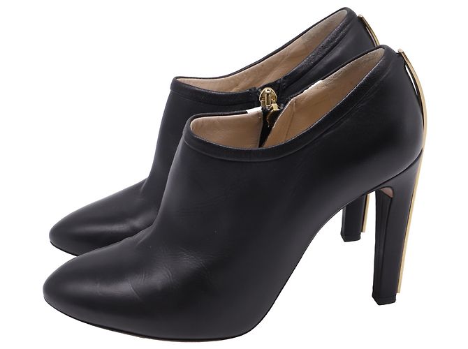 Stivaletti con dettaglio Chloé in pelle nera Nero - vista 4