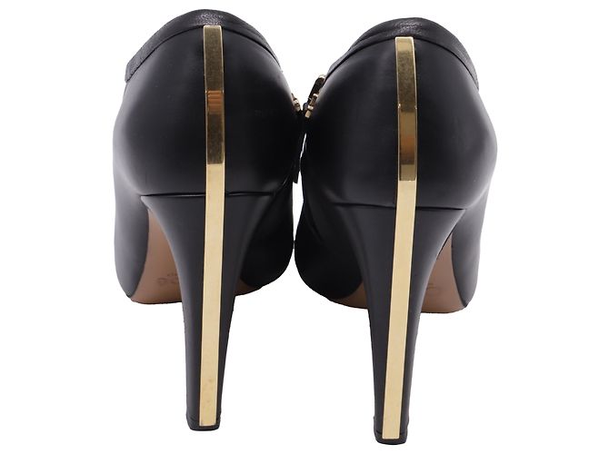 Stivaletti con dettaglio Chloé in pelle nera Nero - vista 5