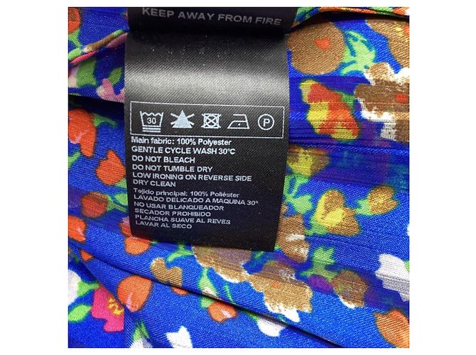 Ba&Sh Floral-Print Mock Neck Blouse in Multicolor Polyester Multiple colors - view 5