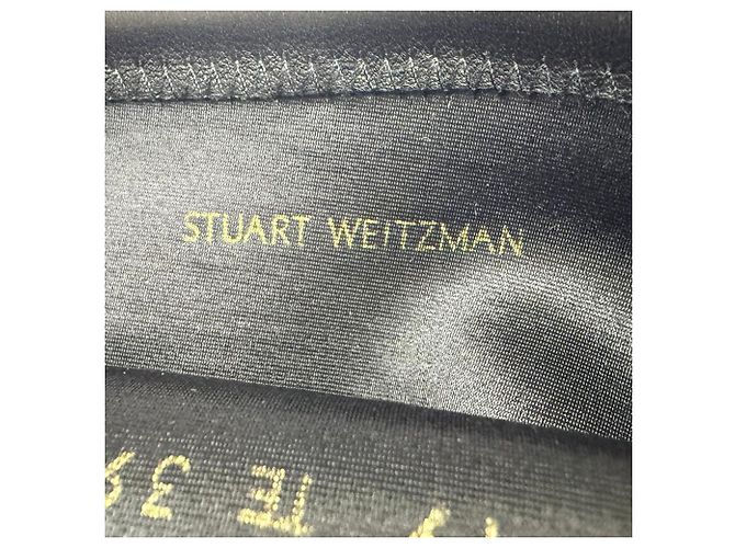 Bottes au-dessus du genou Lowland de Stuart Weitzman en cuir noir - vue 11