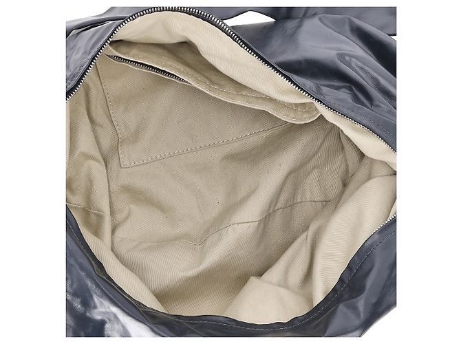 Borsa Croissant Lemaire in pelle grigia Grigio - vista 6