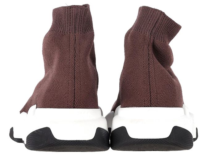 Balenciaga Speed 2.0 Sneakers aus braunem Polyester - Ansicht 6