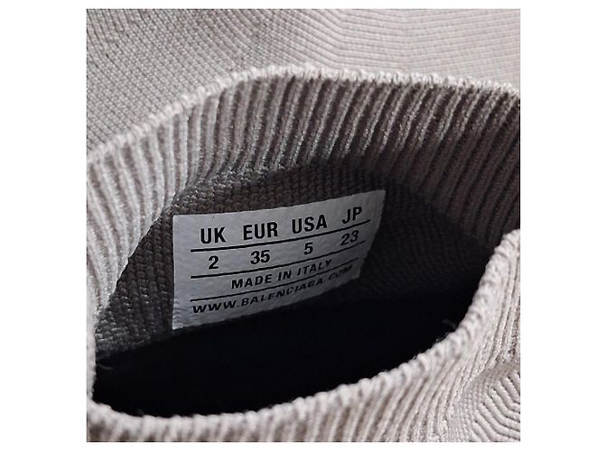 Baskets Balenciaga Speed 2.0 en polyester gris - vue 9