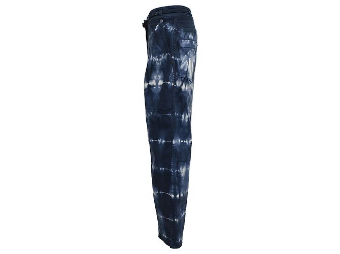 Jeans tapered tie-dye Apollo en algodón azul Ulla Johnson Multicolor - vista 2