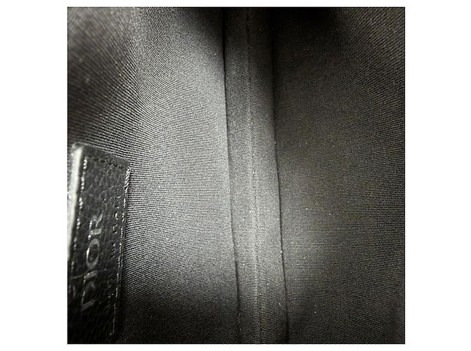 Pochette Messenger Saddle Dior in pelle di vitello grana nera Nero - vista 7