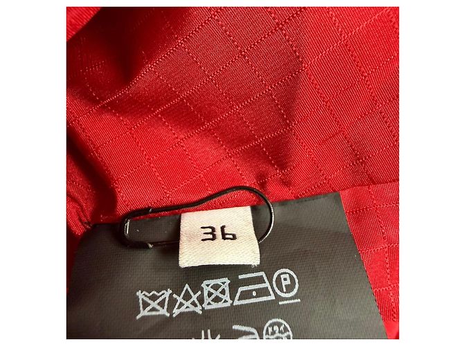 Abrigo Puffer Balenciaga en Poliéster Rojo Roja - vista 5