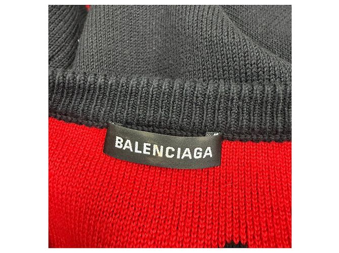 Everyday Schwarzer Baumwollpullover mit Allover-Logo von Balenciaga - Ansicht 4
