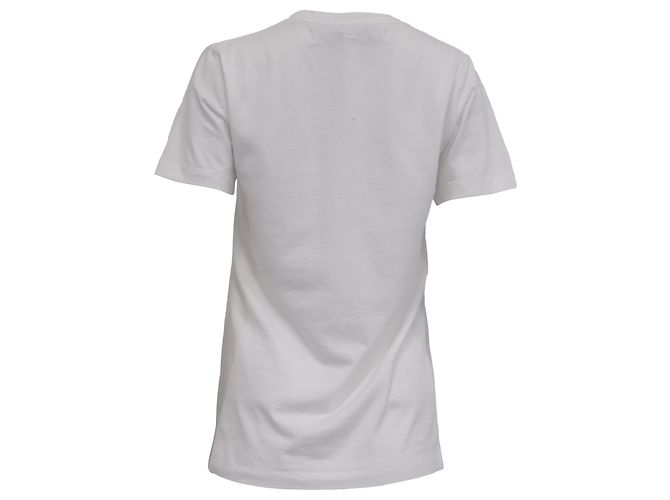 Off White Camiseta de algodón blanco con estampado de logo Off-White 2013 Crudo - vista 4