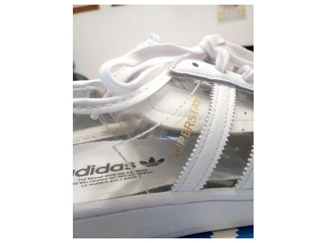 Sneakers Adidas Superstar Trasparenti Bianche Bianco - vista 5