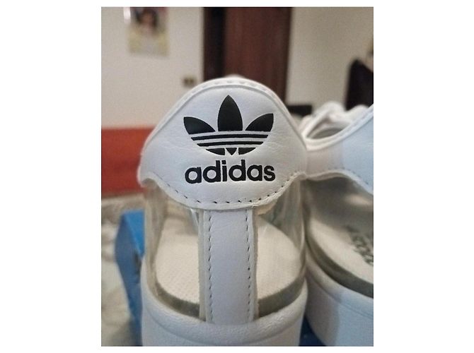 Sneakers Adidas Superstar Trasparenti Bianche Bianco - vista 7