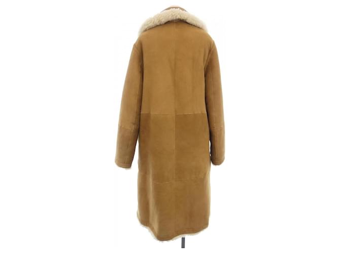 Abrigo de shearling Christian Dior Beige - vista 2