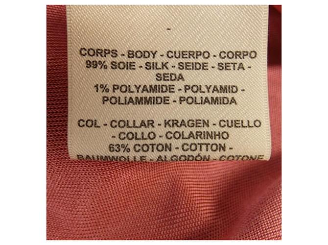 Hermès Top de punto Hermes Rosa - vista 3