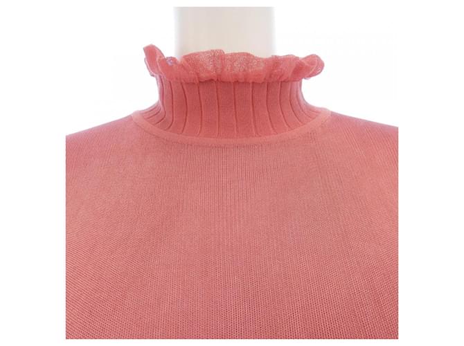 Hermès Top de punto Hermes Rosa - vista 5