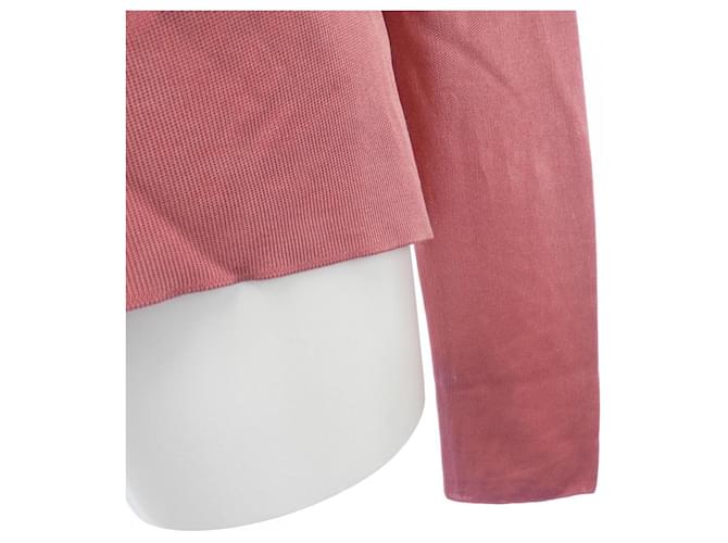 Hermès Top de punto Hermes Rosa - vista 6