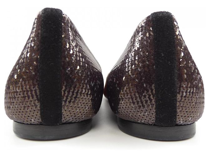 Scarpe in pelle Louis Vuitton Marrone Rosso - vista 5